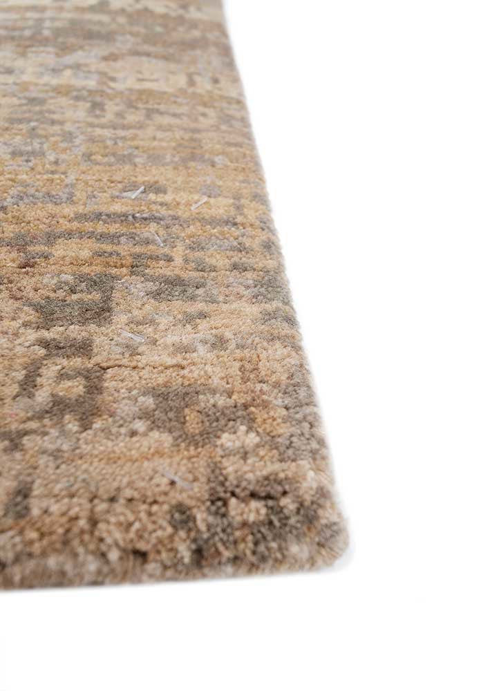 uvenuti gold wool hand knotted Rug - Corner uvenuti gold wool hand knotted Rug - Corner
