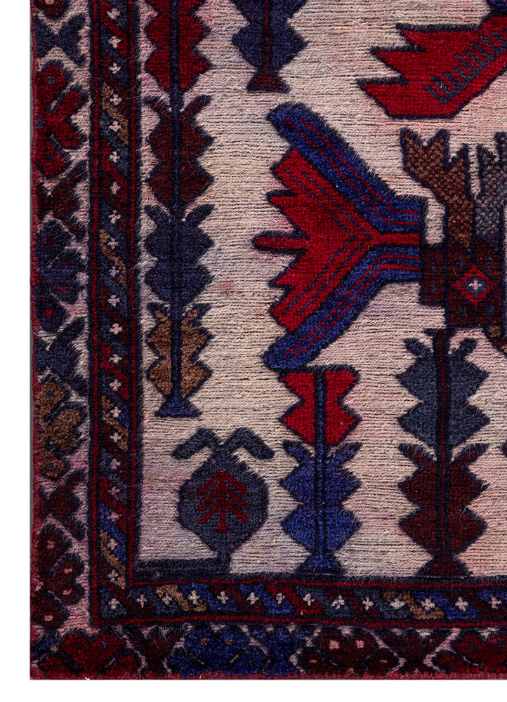 aprezo ivory wool hand knotted Rug - Corner aprezo ivory wool hand knotted Rug - Corner