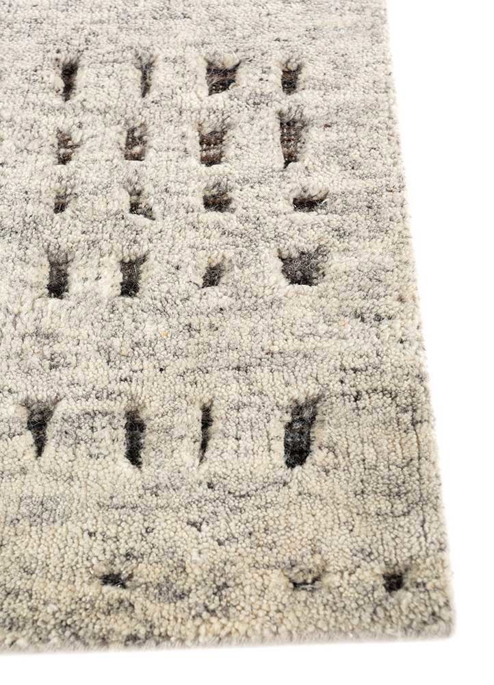 manifest ivory wool hand knotted Rug - Corner manifest ivory wool hand knotted Rug - Corner