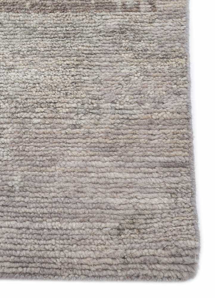 entropy grey and black wool hand knotted Rug - Corner entropy grey and black wool hand knotted Rug - Corner