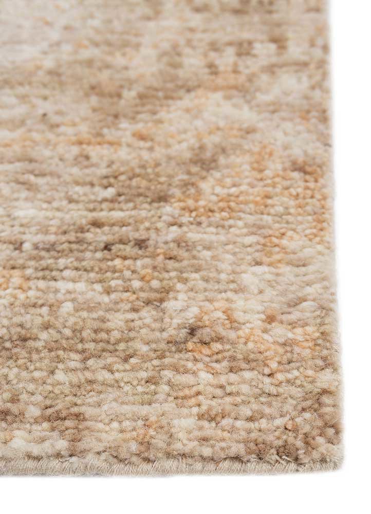 entropy blue wool hand knotted Rug - Corner entropy blue wool hand knotted Rug - Corner