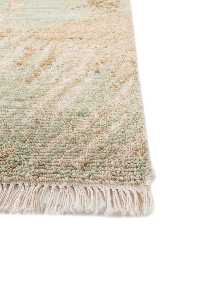 entropy ivory wool hand knotted Rug - Corner entropy ivory wool hand knotted Rug - Corner
