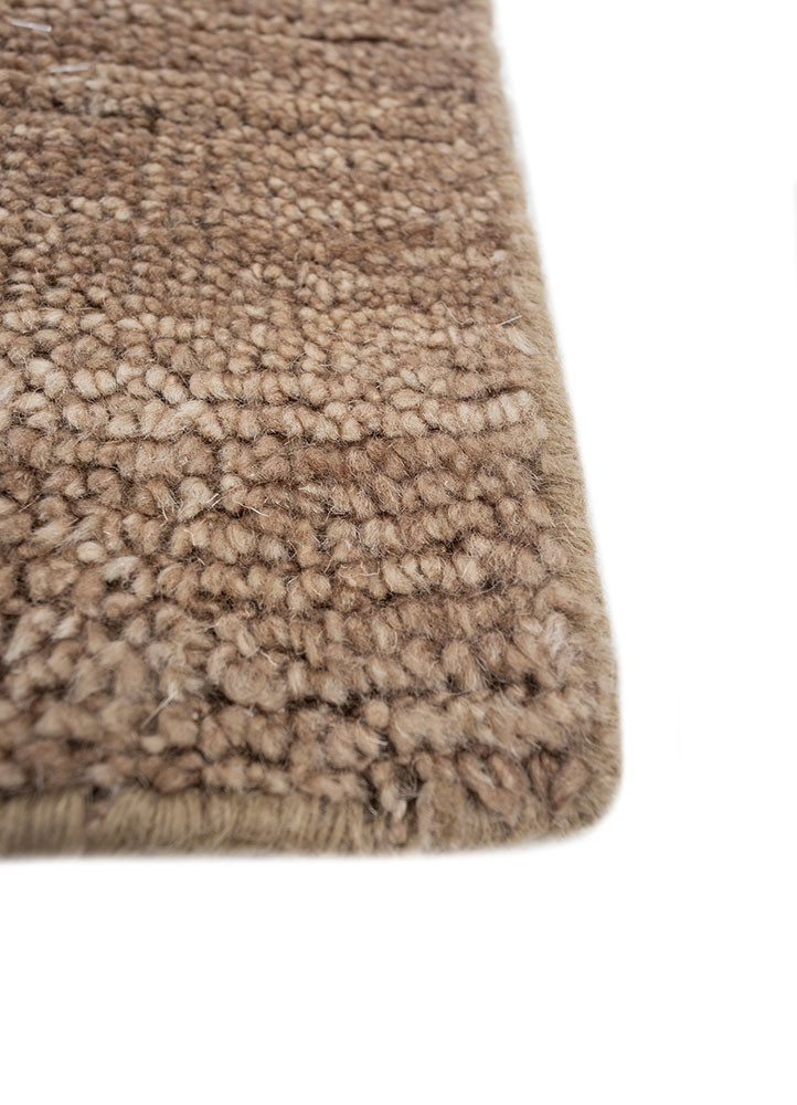 blythe beige and brown wool hand knotted Rug - Corner blythe beige and brown wool hand knotted Rug - Corner