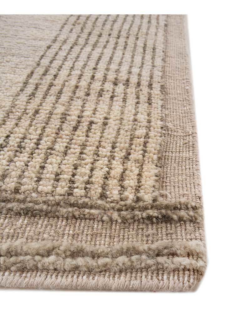 manifest ivory wool hand knotted Rug - Corner manifest ivory wool hand knotted Rug - Corner
