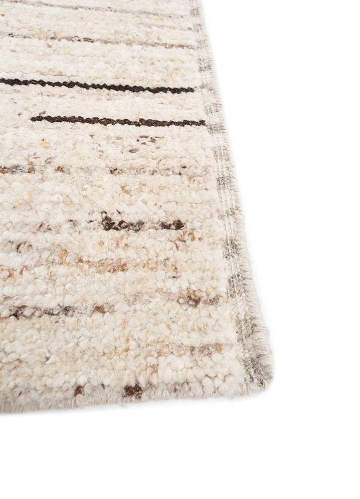 blythe ivory wool hand knotted Rug - Corner blythe ivory wool hand knotted Rug - Corner