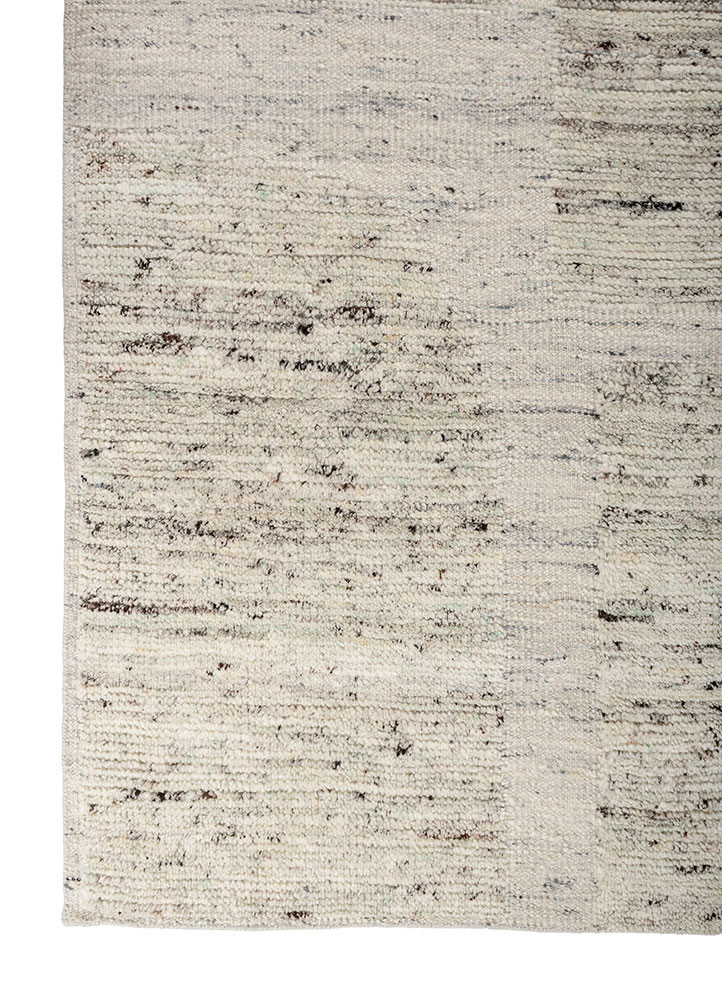 aprezo green wool hand knotted Rug - Corner aprezo green wool hand knotted Rug - Corner