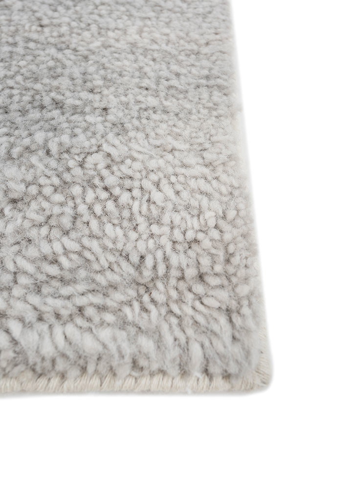 zuri blue wool hand knotted Rug - Corner zuri blue wool hand knotted Rug - Corner