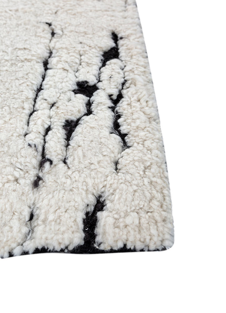 aprezo ivory wool hand knotted Rug - Corner aprezo ivory wool hand knotted Rug - Corner