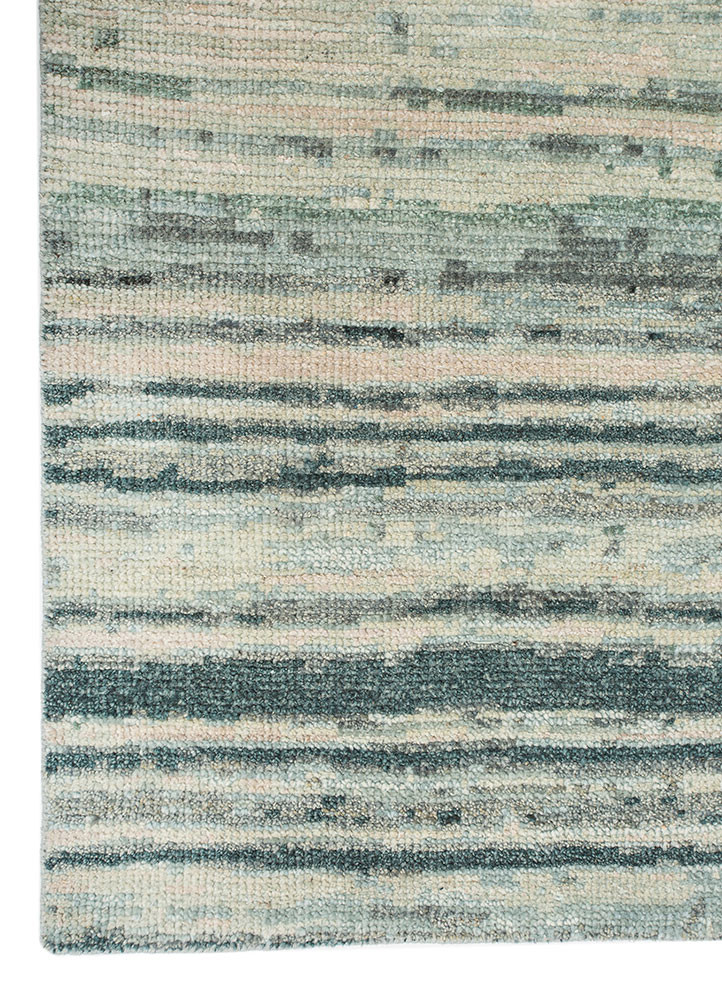 aprezo beige and brown wool hand knotted Rug - Corner aprezo beige and brown wool hand knotted Rug - Corner