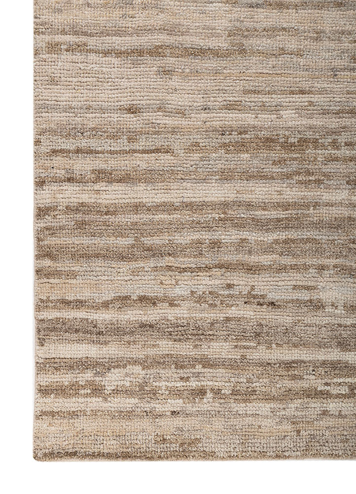 uvenuti ivory wool hand knotted Rug - Corner uvenuti ivory wool hand knotted Rug - Corner