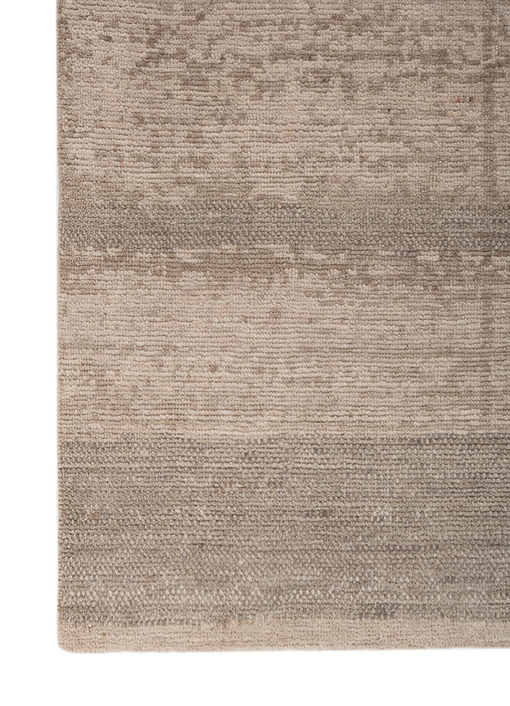aprezo ivory wool hand knotted Rug - Corner aprezo ivory wool hand knotted Rug - Corner