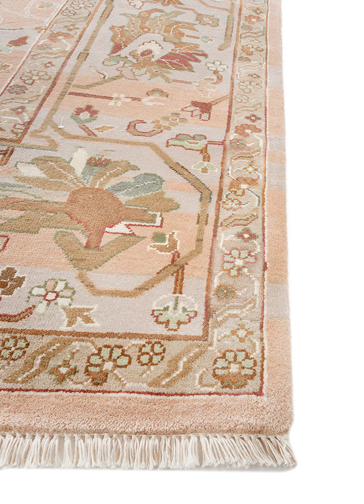 aprezo blue viscose hand knotted Rug - Corner