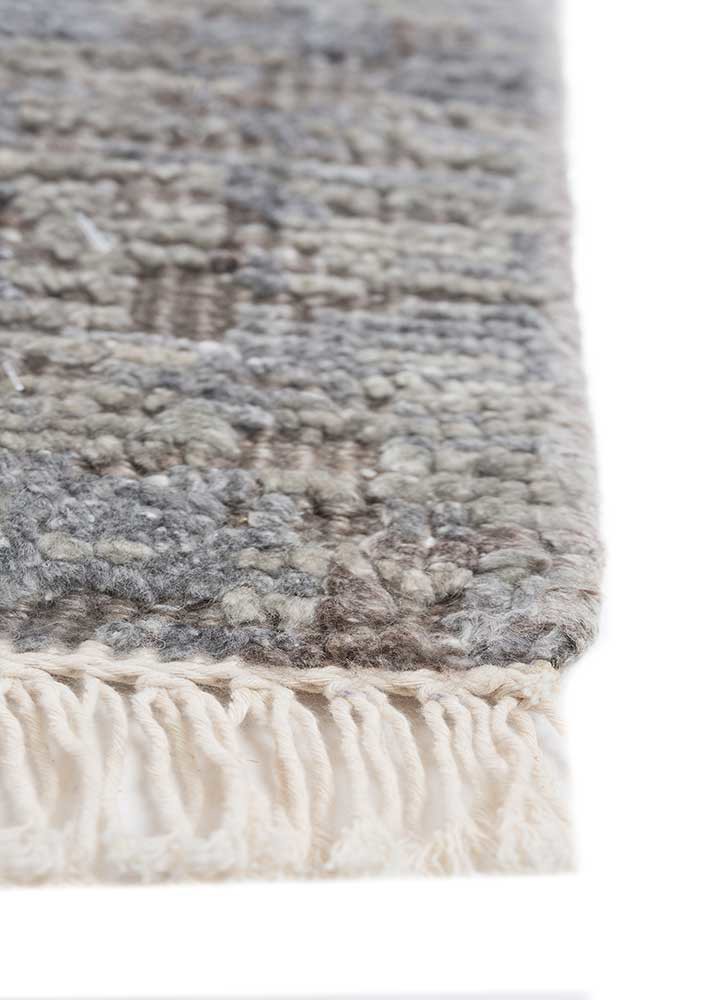 viscaya beige and brown wool hand knotted Rug - Corner viscaya beige and brown wool hand knotted Rug - Corner