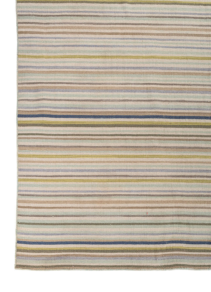 aprezo blue wool hand knotted Rug - Corner aprezo blue wool hand knotted Rug - Corner