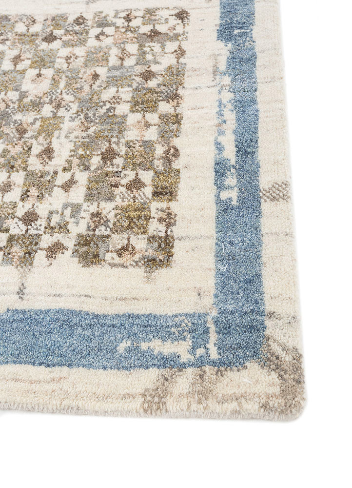 far pavilions ivory wool hand knotted Rug - Corner far pavilions ivory wool hand knotted Rug - Corner