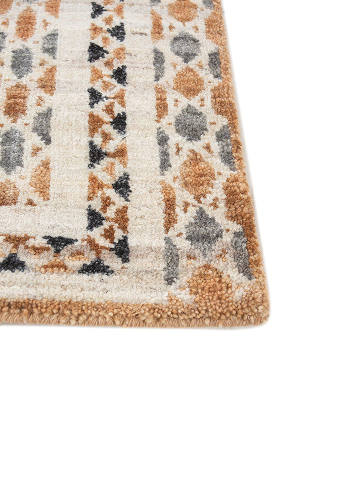 far pavilions ivory wool hand knotted Rug - Corner far pavilions ivory wool hand knotted Rug - Corner