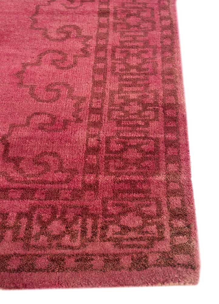 majnun red and orange wool hand knotted Rug - Corner majnun red and orange wool hand knotted Rug - Corner