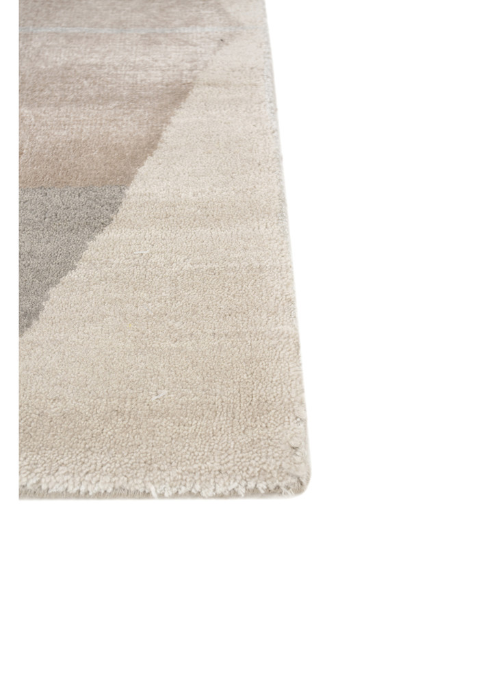 chaos theory by kavi multi wool and bamboo silk hand knotted Rug - Corner