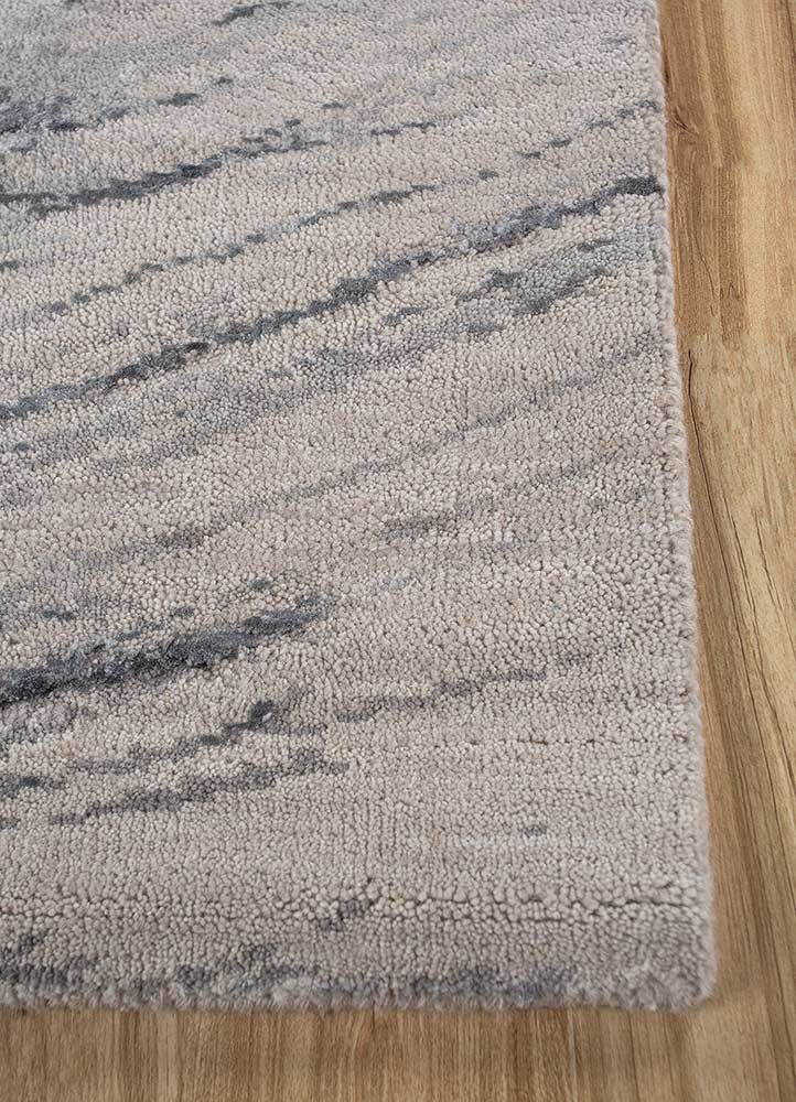 Free Verse By Kavi Ivory Hand Knotted Wool & Bamboo Silk Rugs