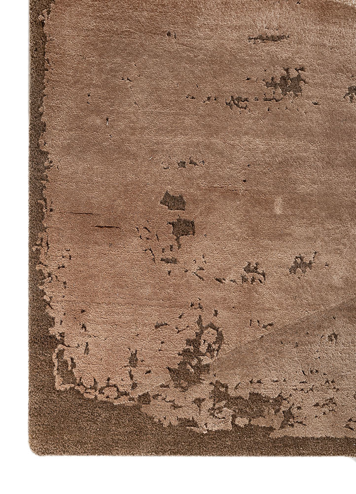 aakar by kavi ivory wool and bamboo silk hand knotted Rug - Corner aakar by kavi ivory wool and bamboo silk hand knotted Rug - Corner