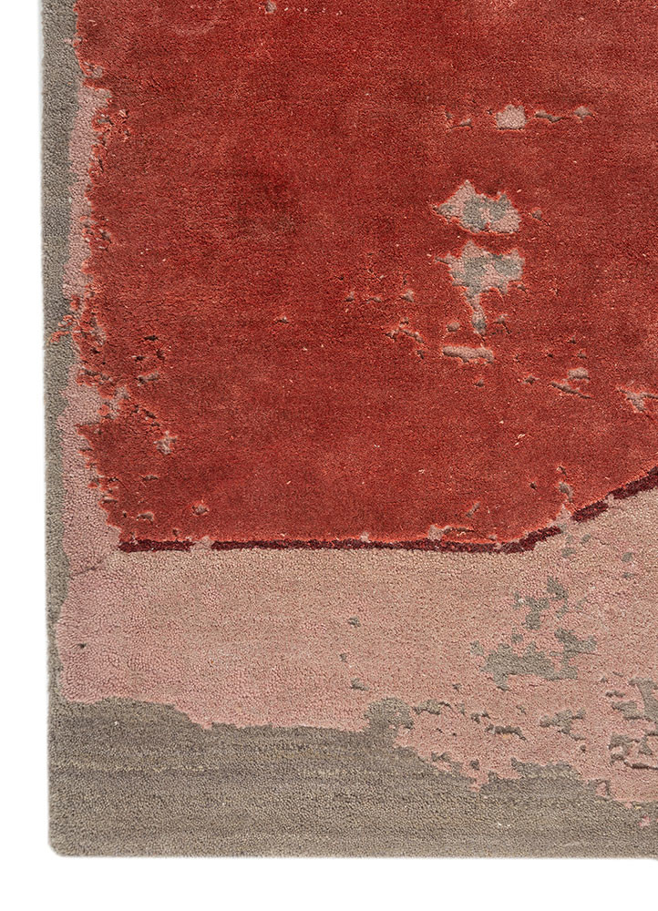 unfold by kavi beige and brown wool and bamboo silk hand knotted Rug - Corner unfold by kavi beige and brown wool and bamboo silk hand knotted Rug - Corner