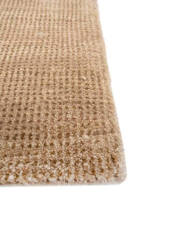 afterglow by kavi beige and brown wool and bamboo silk hand knotted Rug - Corner afterglow by kavi beige and brown wool and bamboo silk hand knotted Rug - Corner