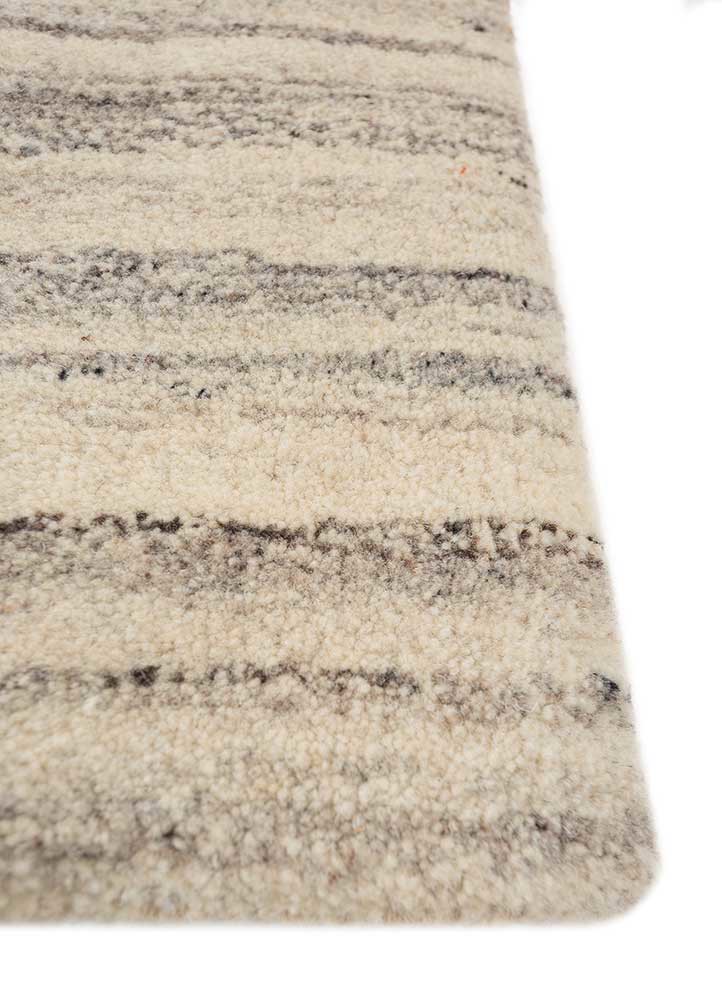 chaos theory by kavi ivory wool and bamboo silk hand knotted Rug - Corner chaos theory by kavi ivory wool and bamboo silk hand knotted Rug - Corner