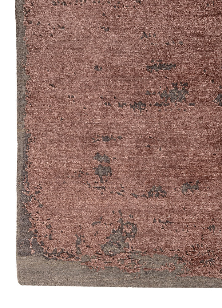 aprezo red and orange tencil hand knotted Rug - Corner aprezo red and orange tencil hand knotted Rug - Corner