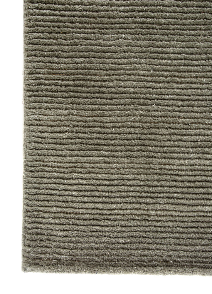 basis blue polyester hand loom Rug - Corner basis blue polyester hand loom Rug - Corner
