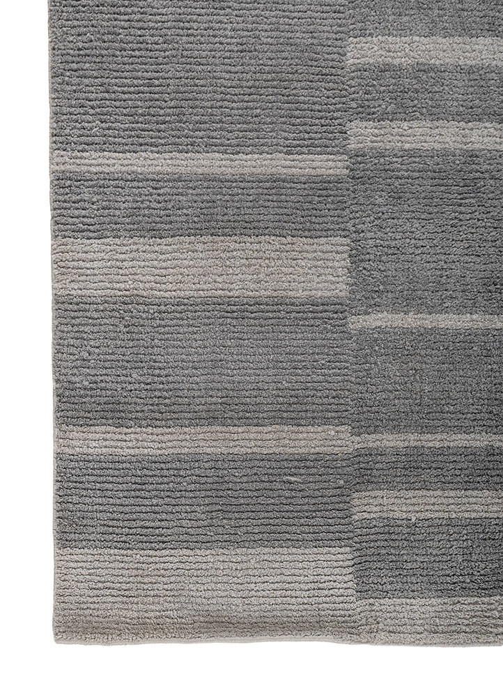 aprezo blue polyester hand loom Rug - Corner aprezo blue polyester hand loom Rug - Corner