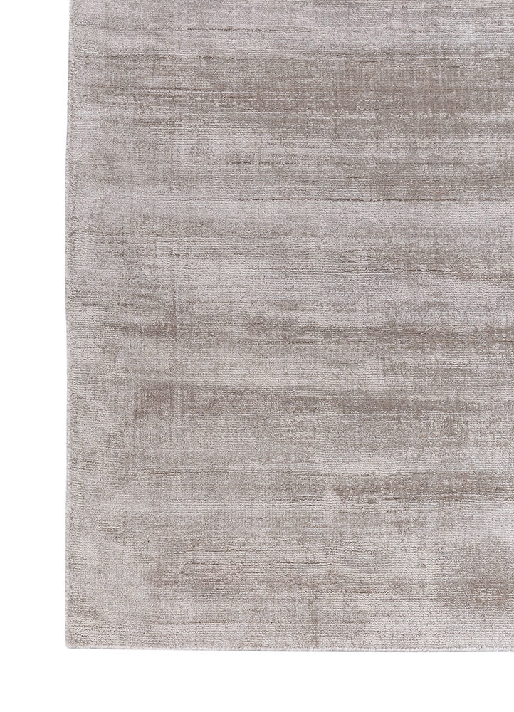 aprezo grey and black viscose hand loom Rug - Corner aprezo grey and black viscose hand loom Rug - Corner