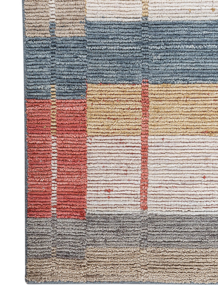 aprezo grey and black wool hand loom Rug - Corner aprezo grey and black wool hand loom Rug - Corner