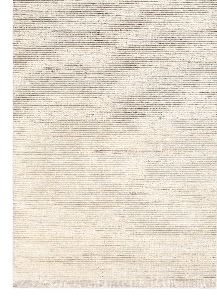 saga ivory wool hand loom Rug - Corner saga ivory wool hand loom Rug - Corner