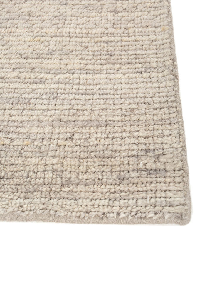 aprezo grey and black wool hand loom Rug - Corner aprezo grey and black wool hand loom Rug - Corner