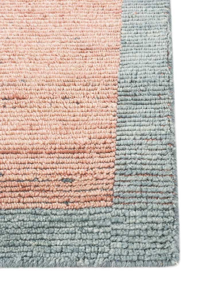 saga red and orange wool hand loom Rug - Corner saga red and orange wool hand loom Rug - Corner
