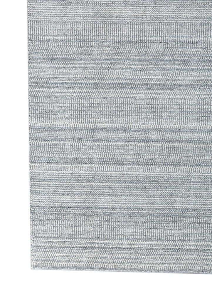 saga grey and black wool hand loom Rug - Corner saga grey and black wool hand loom Rug - Corner