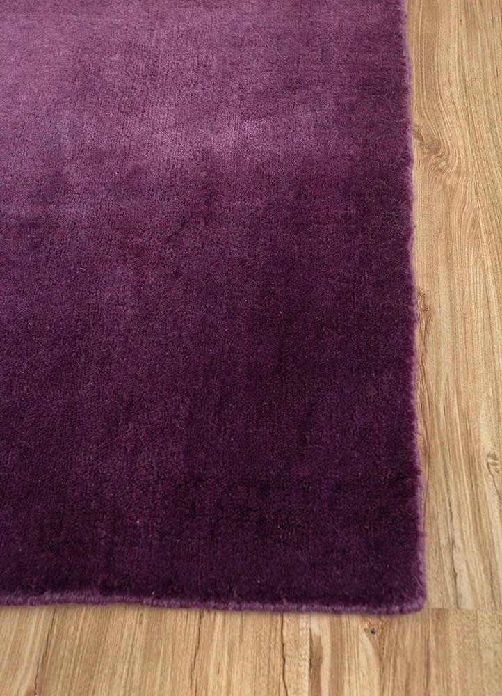 jean pink and purple wool hand loom Rug - Corner jean pink and purple wool hand loom Rug - Corner
