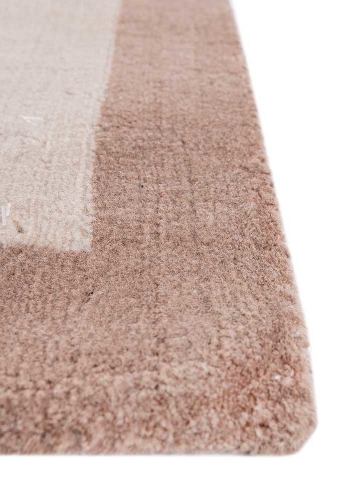jean red and orange wool hand loom Rug - Corner jean red and orange wool hand loom Rug - Corner