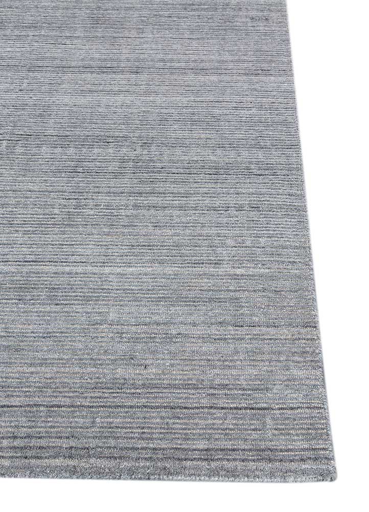 saga grey and black wool hand loom Rug - Corner saga grey and black wool hand loom Rug - Corner
