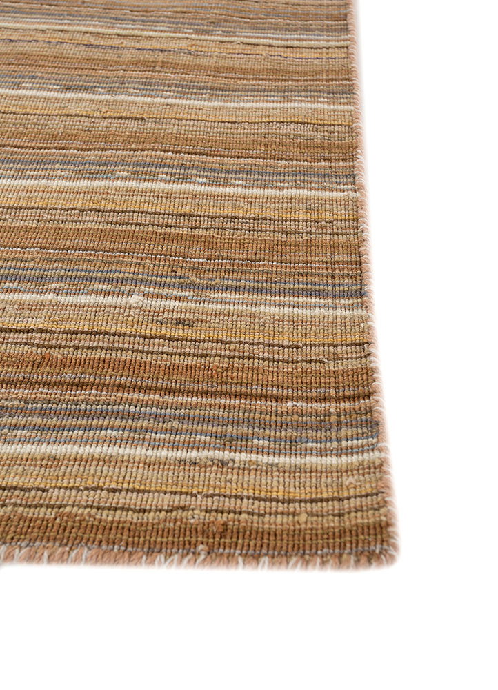 saga red and orange wool and viscose hand loom Rug - Corner saga red and orange wool and viscose hand loom Rug - Corner