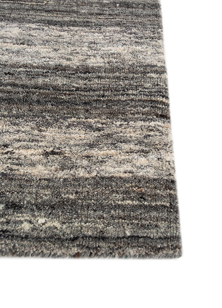 saga green wool and viscose hand loom Rug - Corner saga green wool and viscose hand loom Rug - Corner