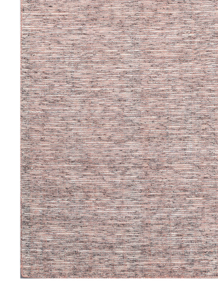 saga red and orange wool and viscose hand loom Rug - Corner saga red and orange wool and viscose hand loom Rug - Corner