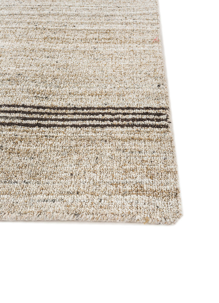 Contour Beige & Brown Hand Loom Wool & Viscose Rugs - Hwv-51039 ...