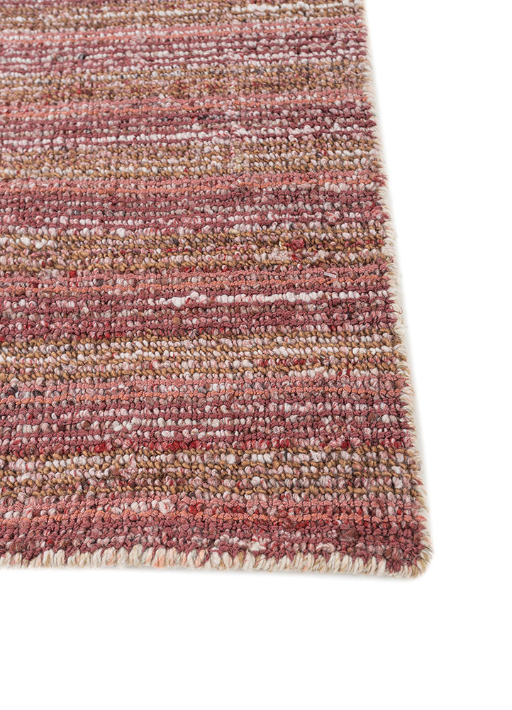 saga beige and brown wool and viscose hand loom Rug - Corner saga beige and brown wool and viscose hand loom Rug - Corner