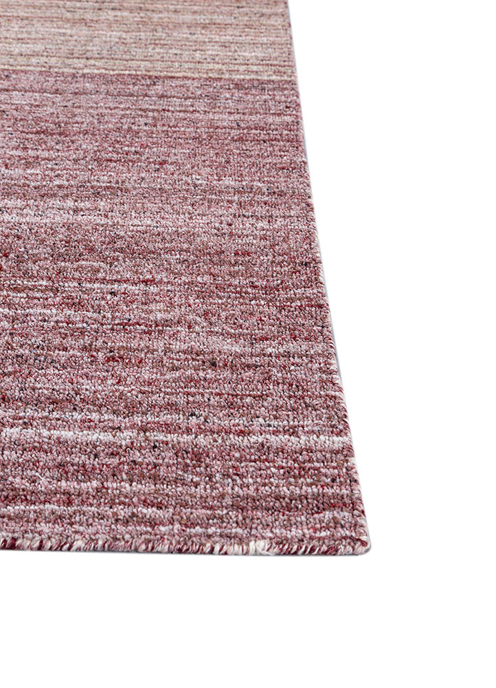 saga red and orange wool and viscose hand loom Rug - Corner saga red and orange wool and viscose hand loom Rug - Corner