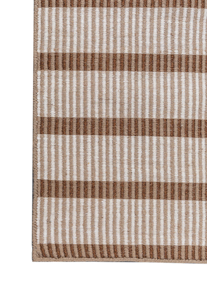 nomadic threads beige and brown jute and hemp flat weaves Rug - Corner