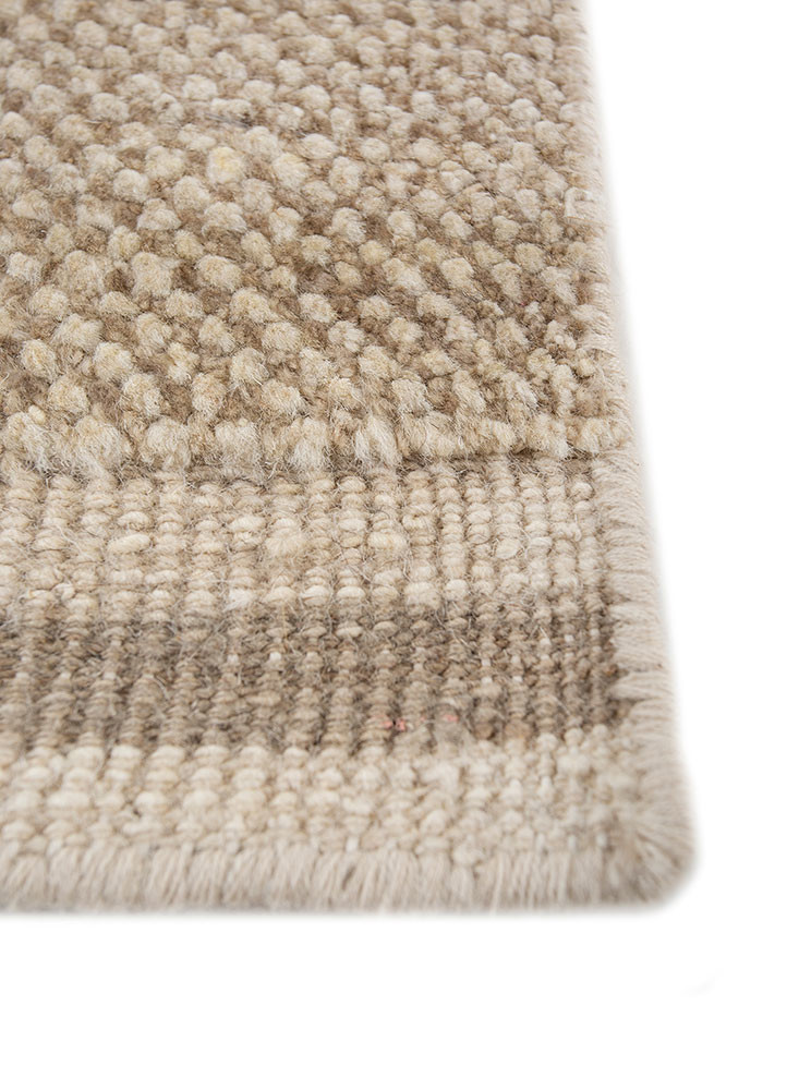 manifest beige and brown afghan wool hand knotted Rug - Corner manifest beige and brown afghan wool hand knotted Rug - Corner