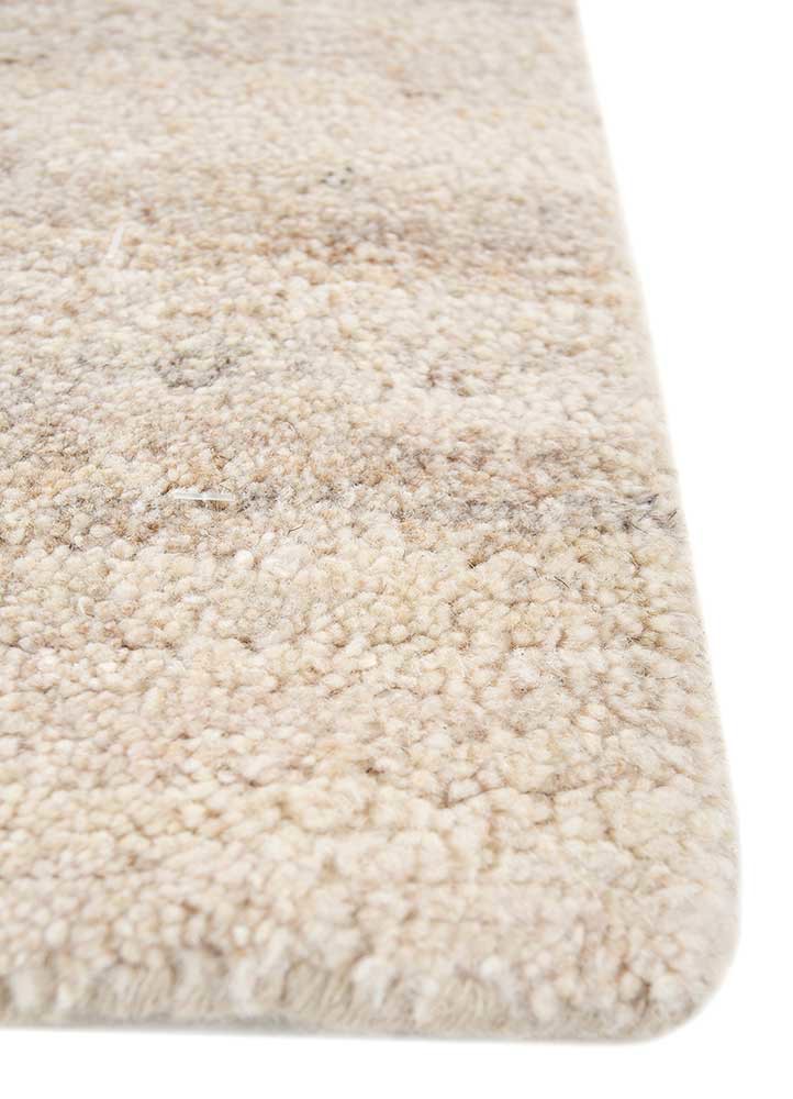 manifest ivory afghan wool hand knotted Rug - Corner