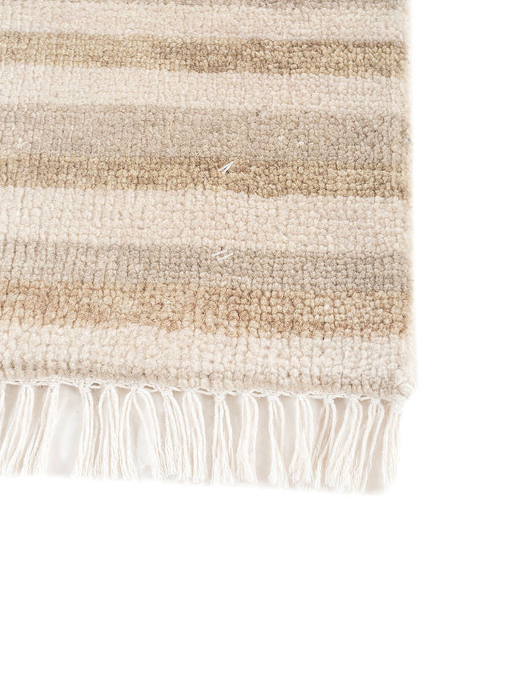 savana ivory wool hand knotted Rug - Corner savana ivory wool hand knotted Rug - Corner