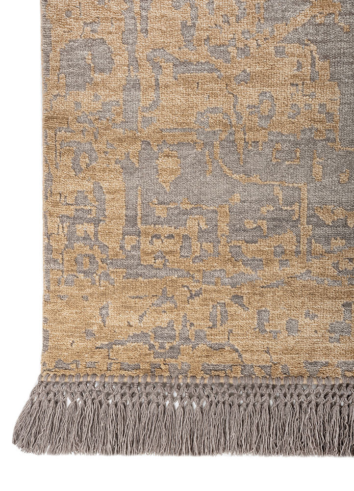 savana grey and black wool hand knotted Rug - Corner savana grey and black wool hand knotted Rug - Corner